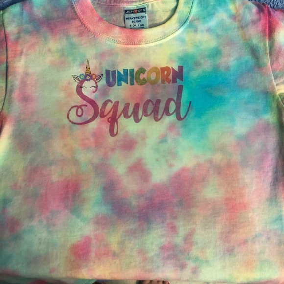 Tie Dye 🦄 Unicorn Squad Shirt - Picture 2 of 2